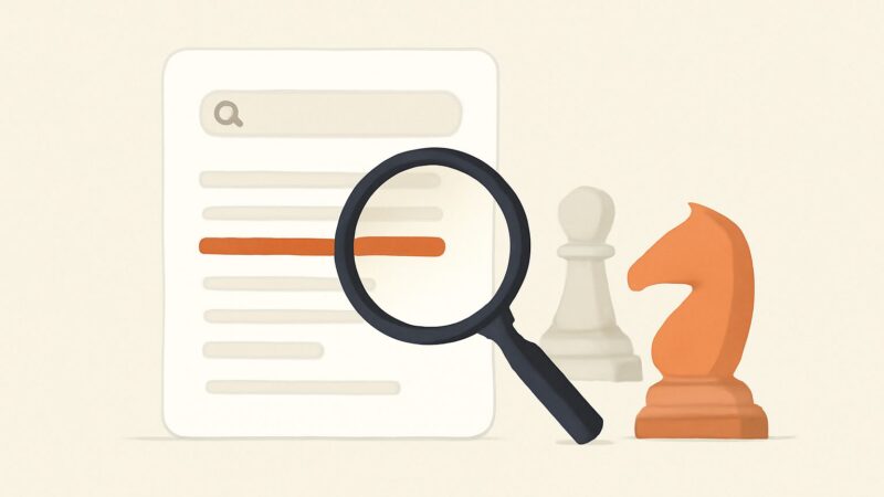 analyze seo competition