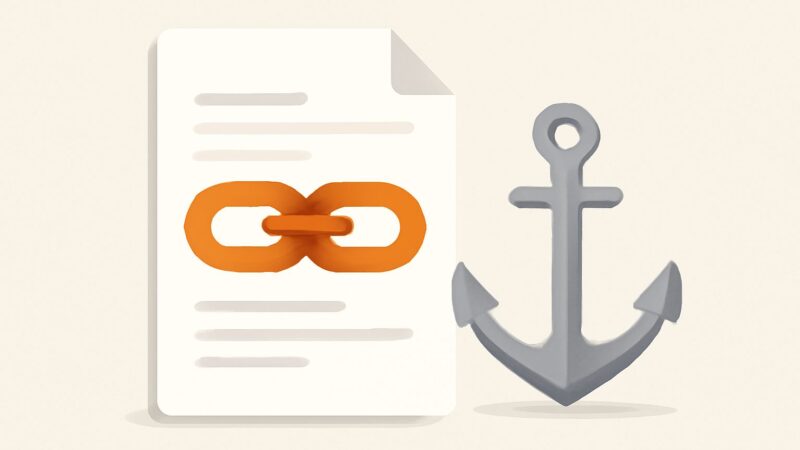 Anchor Text Optimization Without Over-Optimizing