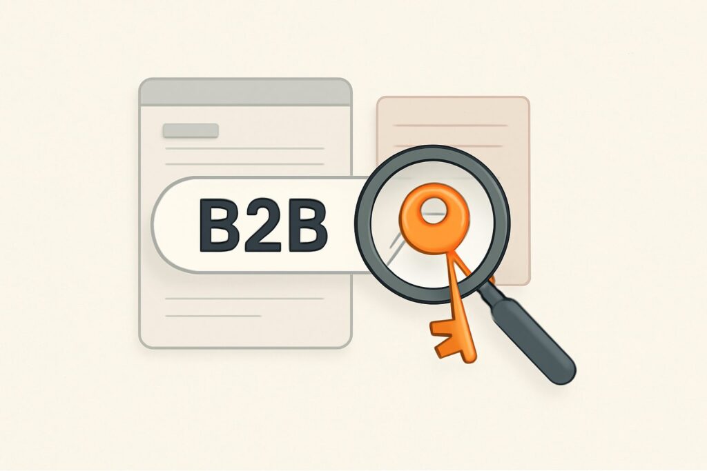 b2b keyword research