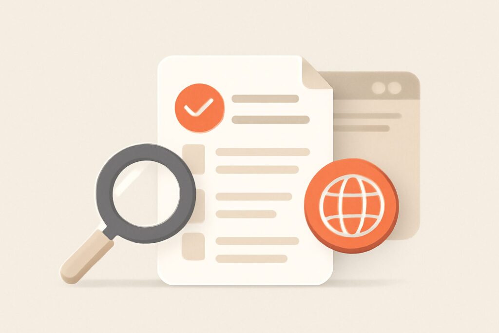 content outline template