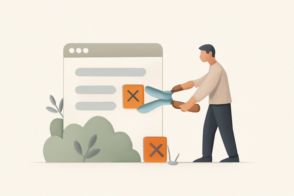 Content Pruning: When to Cut, Merge, or Keep a Page