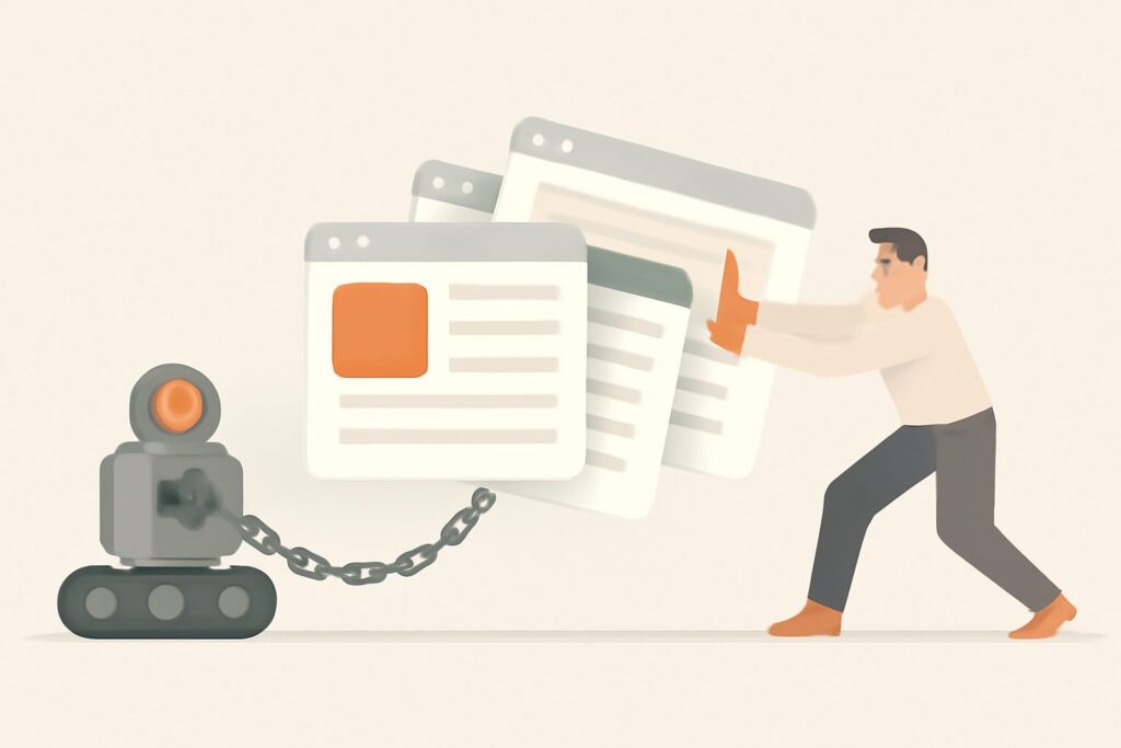 How to Crawl a Large Website Without It Falling Over