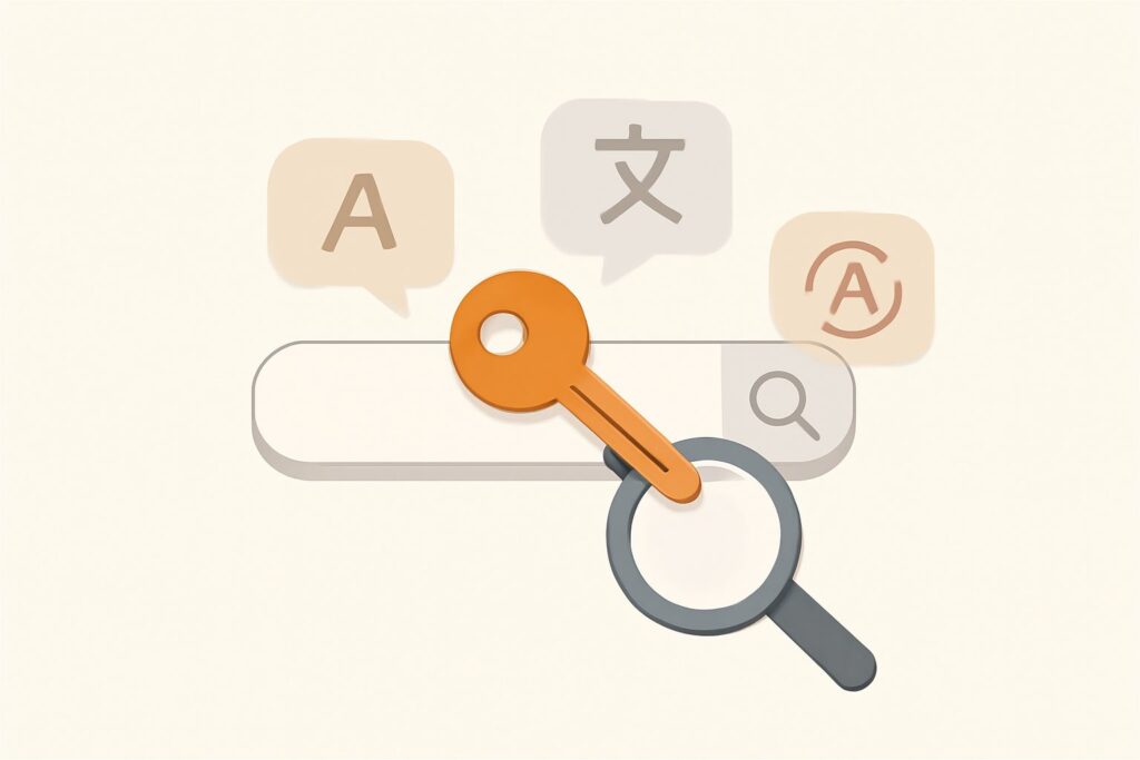multilingual keyword research