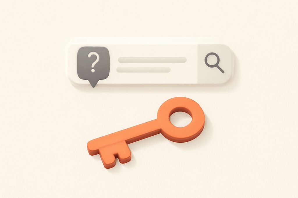 question keyword research