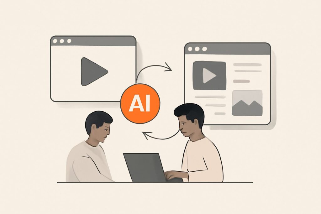 repurpose video content ai