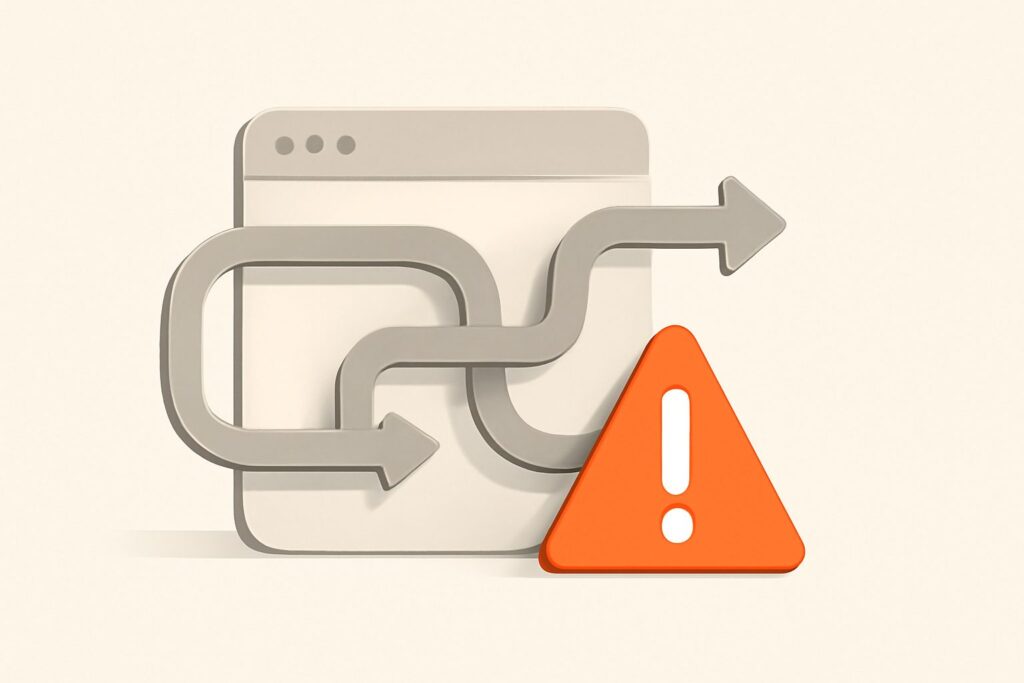 too many redirects