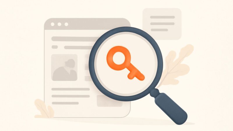 what is the main purpose of using keyword in seo