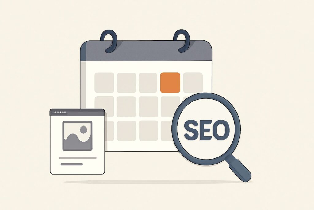 content calendar template for seo