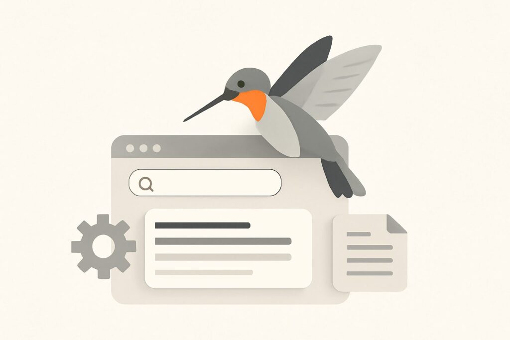 google hummingbird update