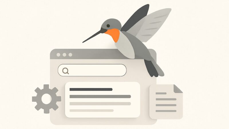 google hummingbird update