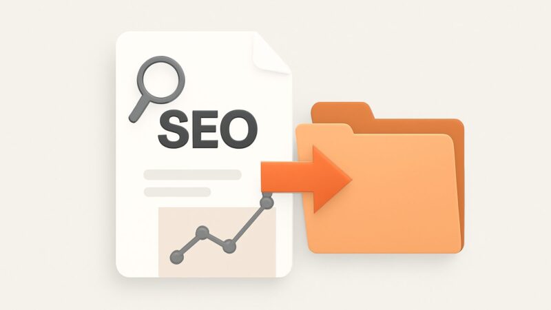 how to export seo data