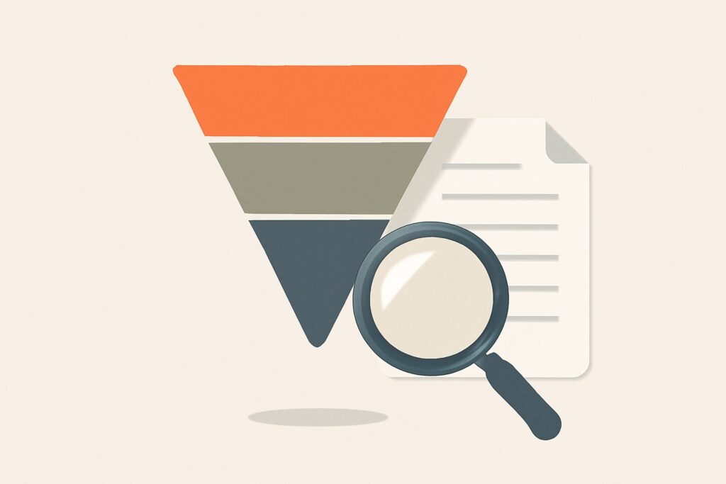 inverted pyramid content strategy