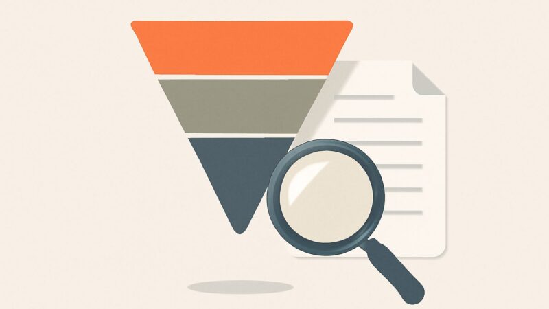 inverted pyramid content strategy