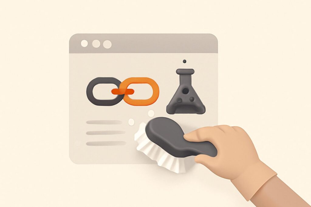 toxic backlink cleanup